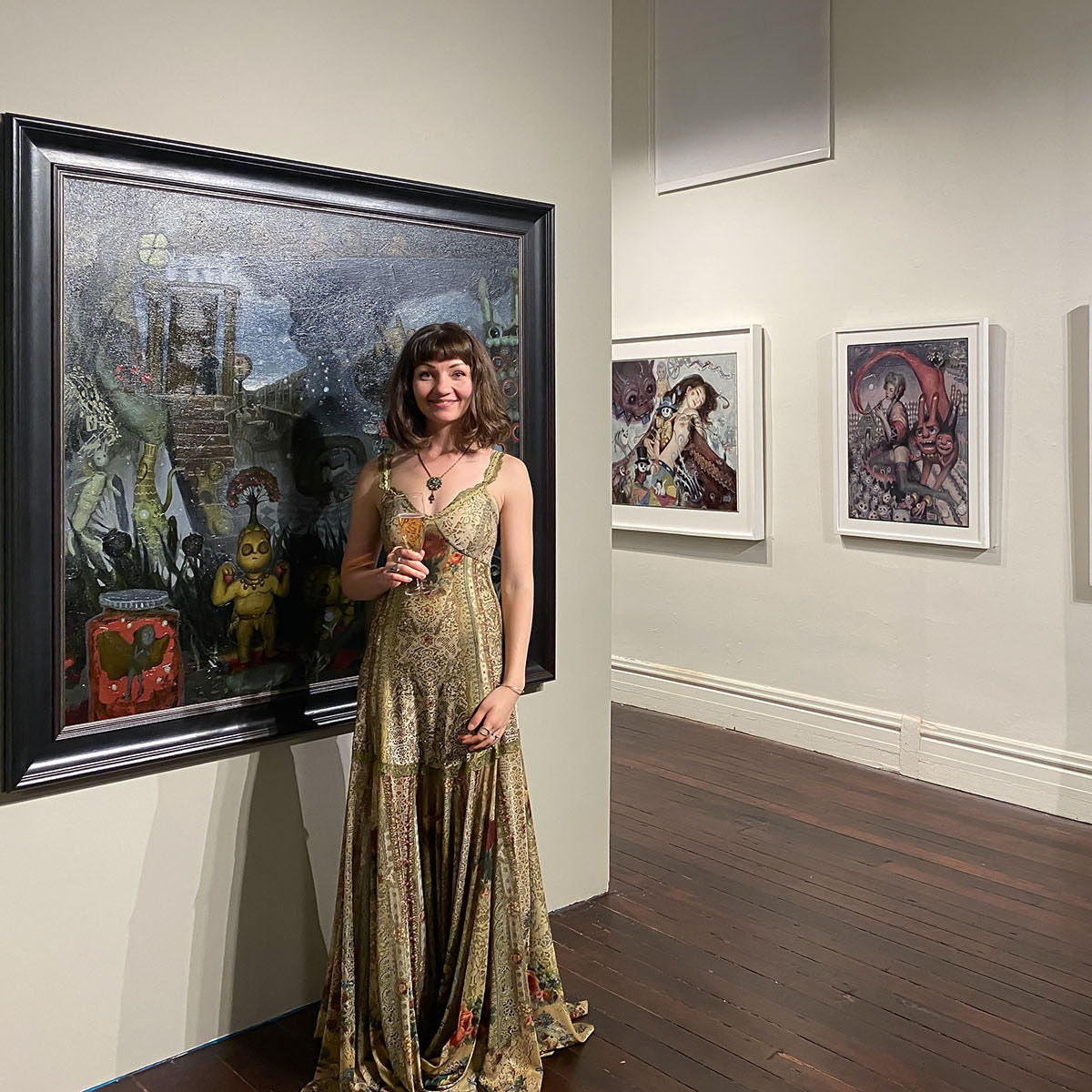 Nadezda's "Secret Hallway" Opening & Installation Photos