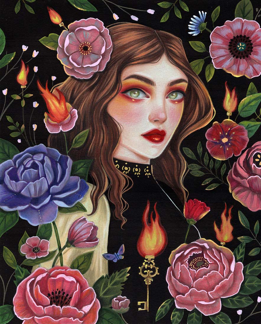 Fires Dream in Flowers