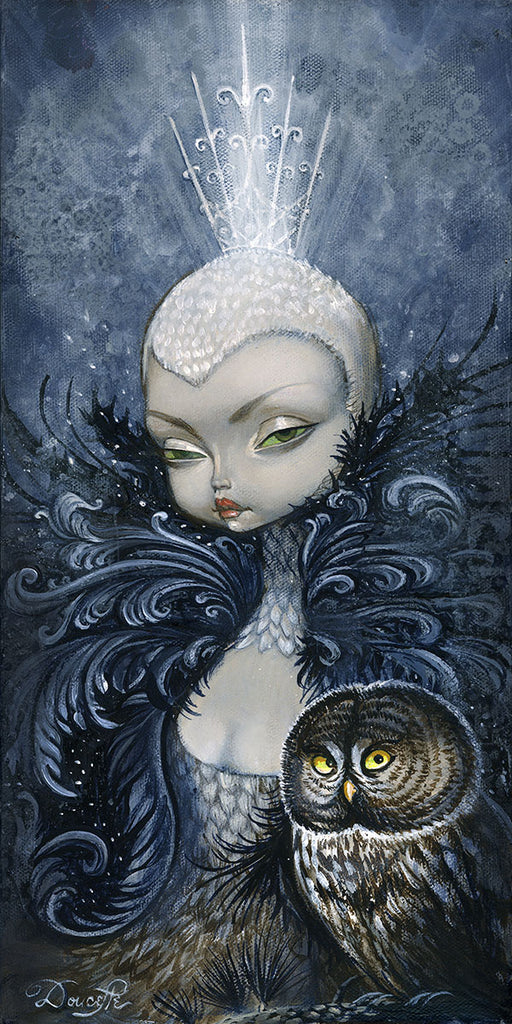 Bob Doucette - Aurora and the Great Grey - original artwork