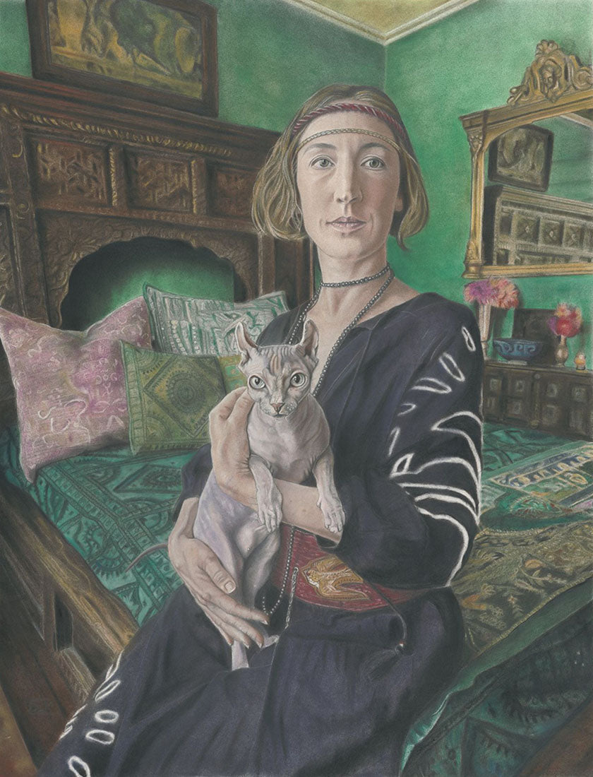 Lady with a Sphynx