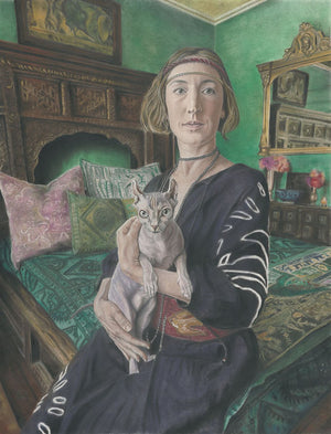 Lady with a Sphynx