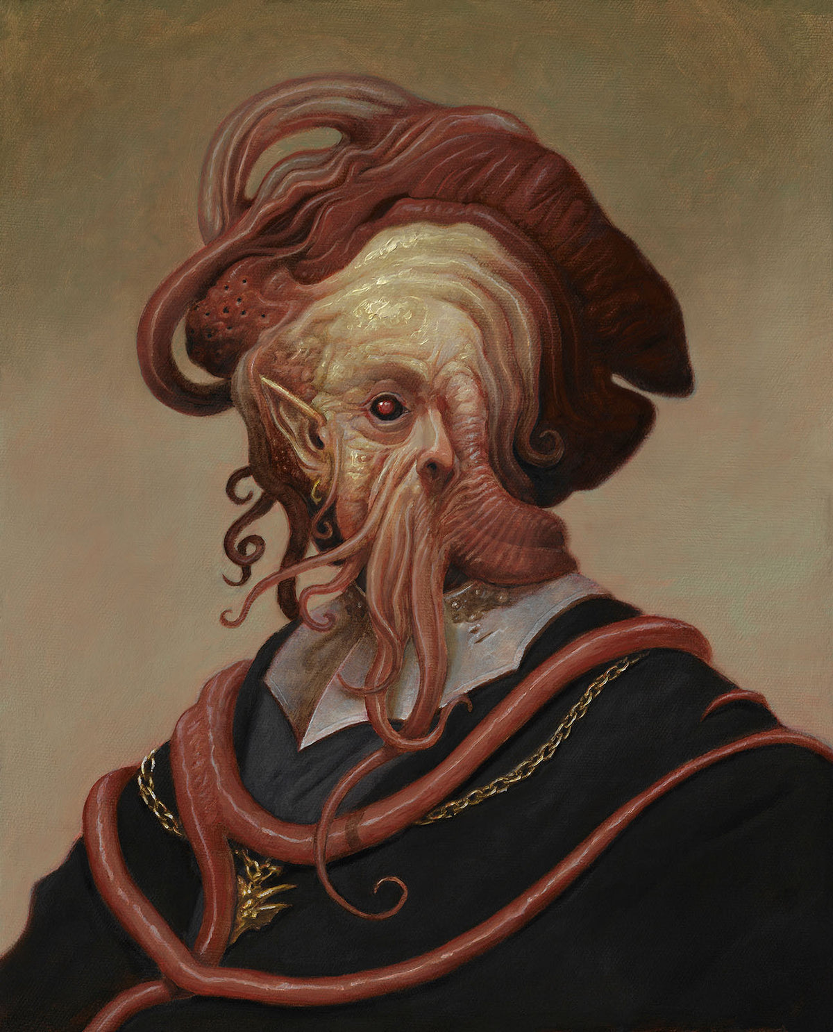 Mollusk Man with Demon Golden Chain