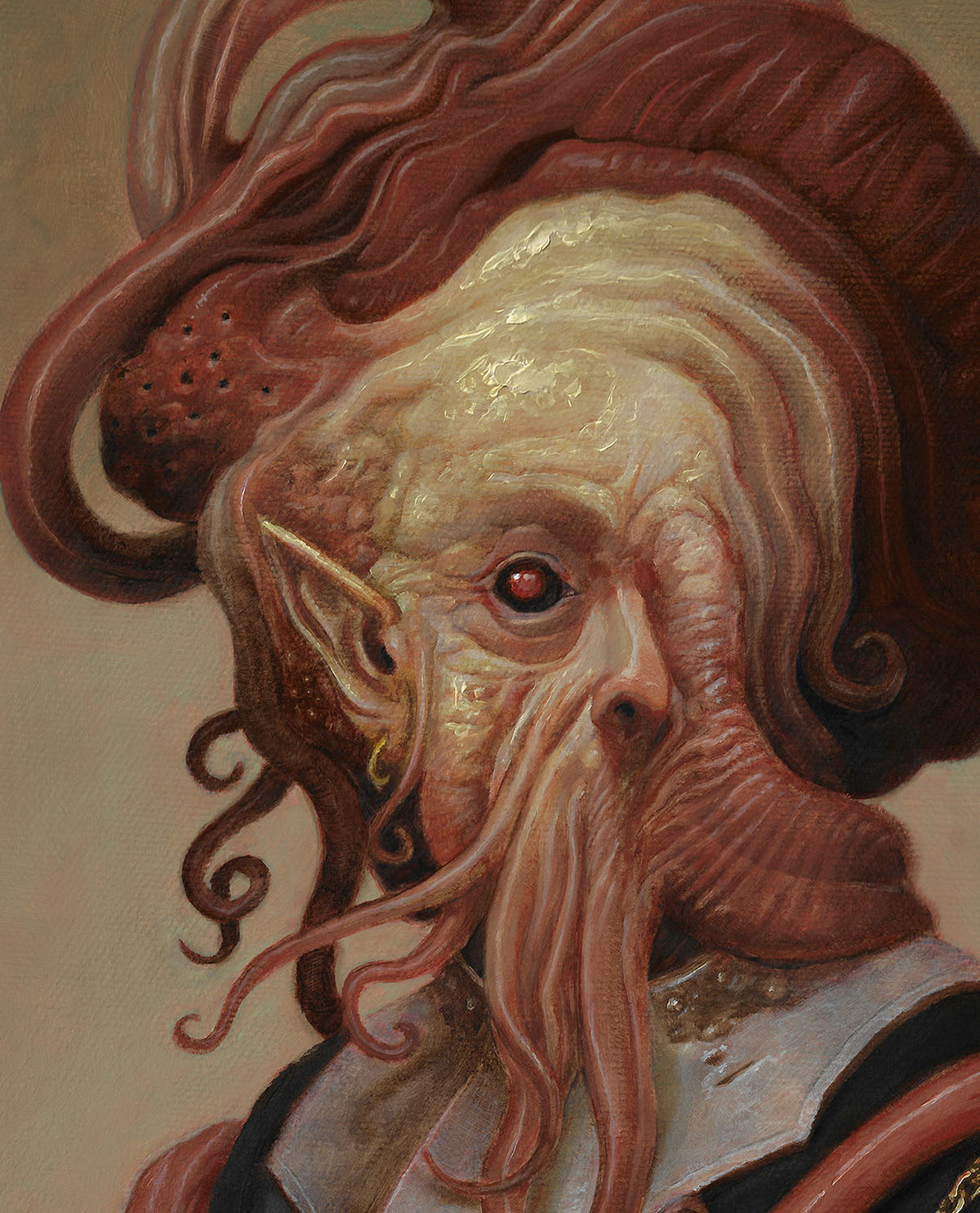 Mollusk Man with Demon Golden Chain