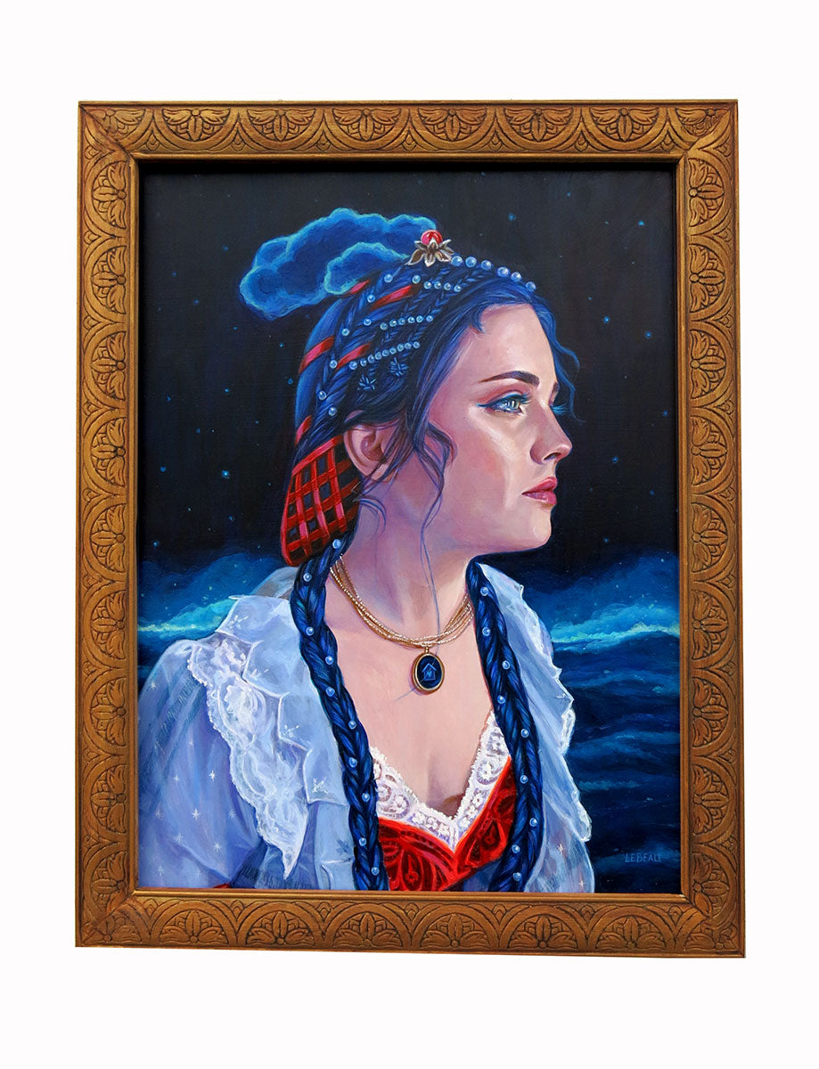 Portrait of a Lady in Blue