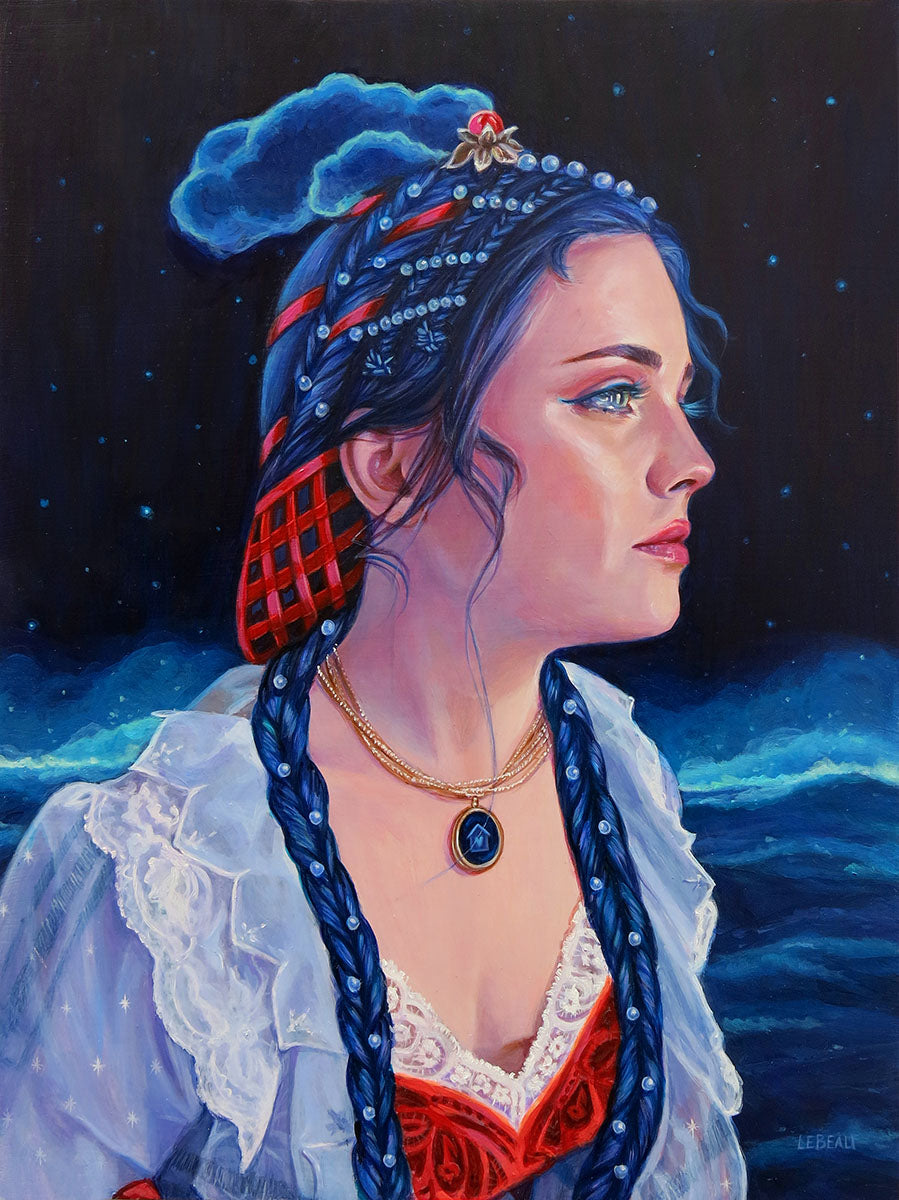 Portrait of a Lady in Blue