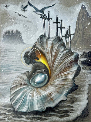 Crossing (6 of Swords, Tarot Minor Arcana)