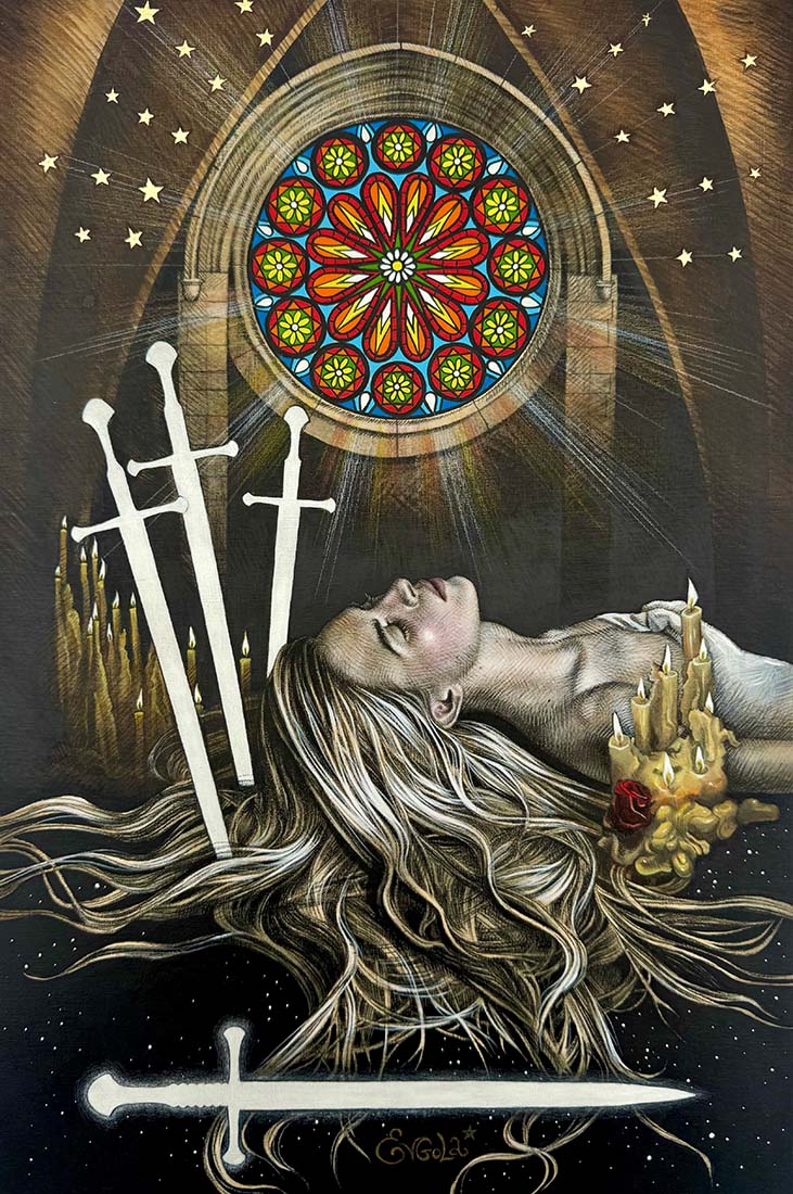 Lucid Dream (4 of Swords, Tarot Minor Arcana)