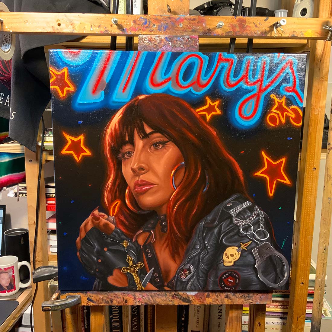 Lipstick & Leather (Penitent Mary)