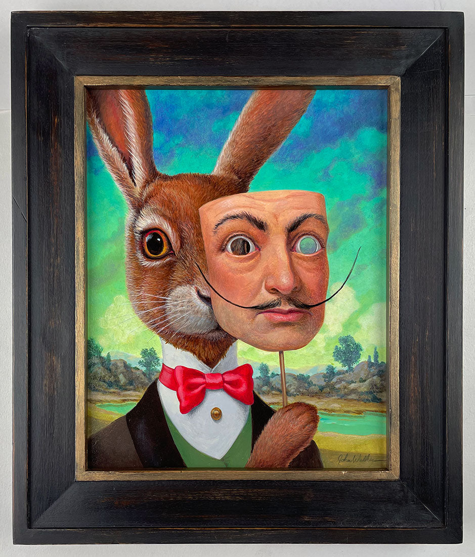 Portrait of Salvador Dalí as a Masked Hare