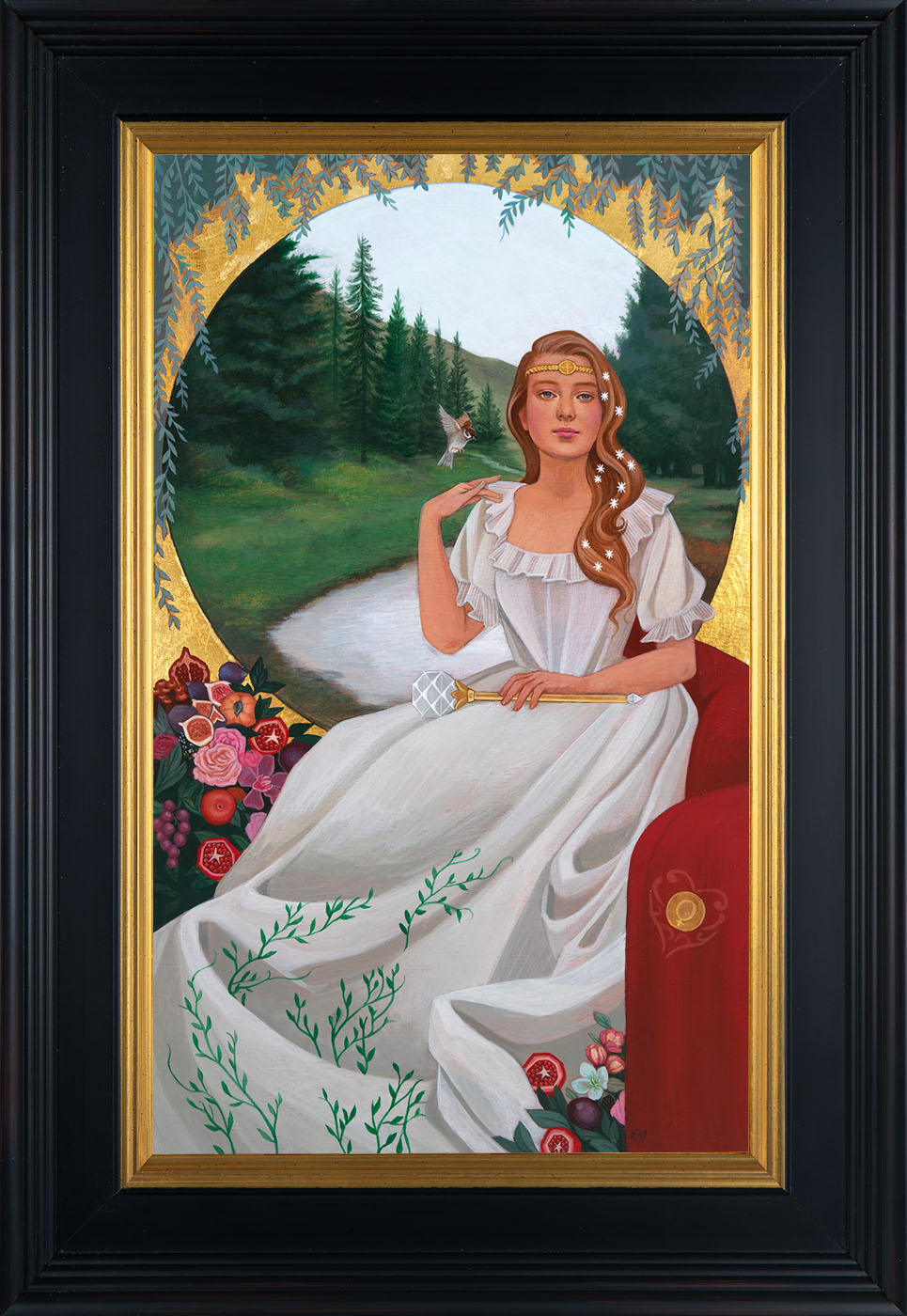 Leilani Bustamante - The Empress - original artwork - Modern Eden Gallery Leilani Bustamante - The Empress - original artwork - Modern Eden Gallery
