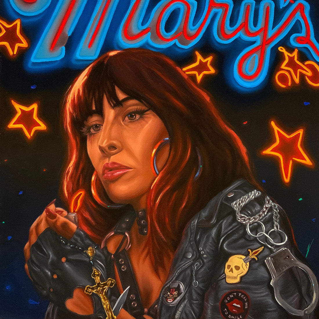 Lipstick & Leather (Penitent Mary)