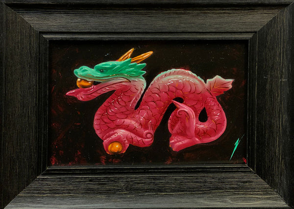 Luis Tinoco - Lucky Dragon - Original Painting - Modern Eden Gallery