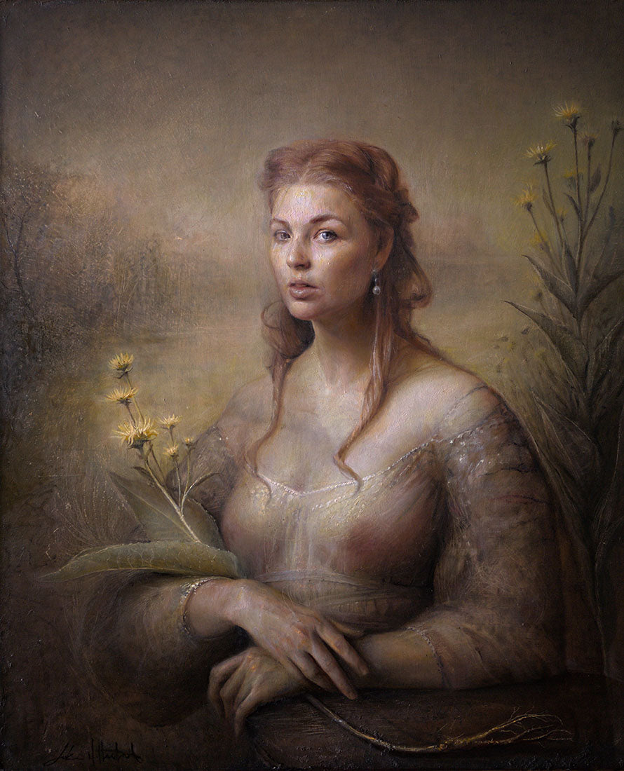 Helen of Troy with Elecampane (Inula Helenium)