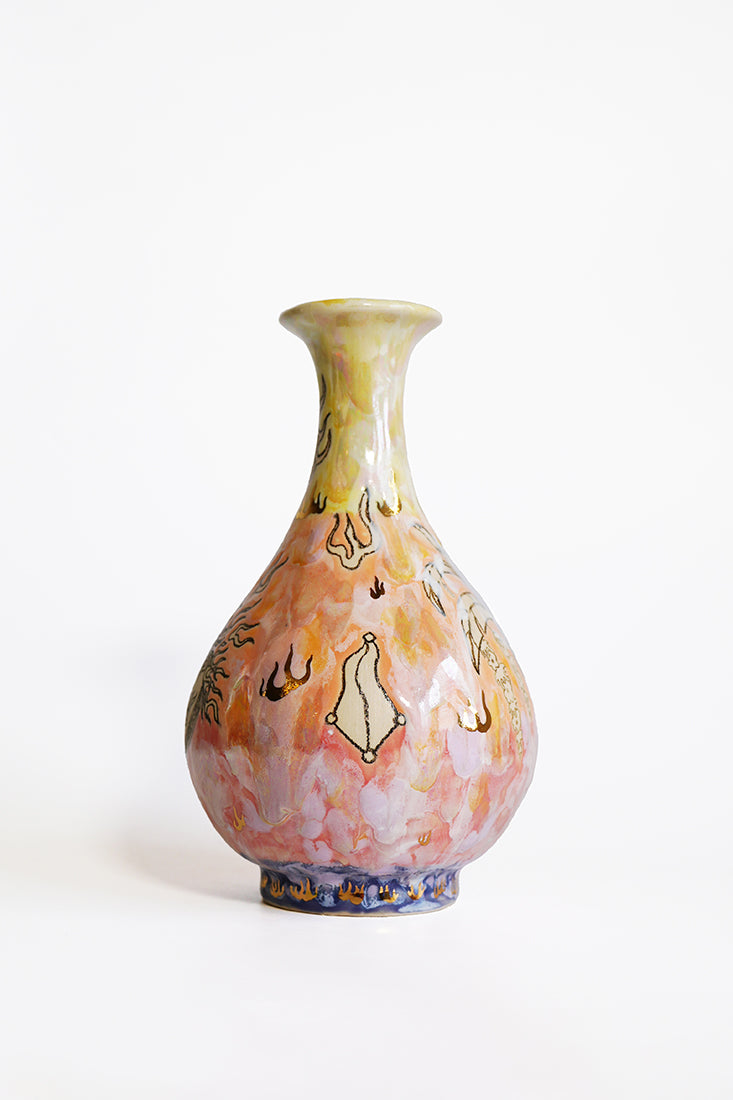 Twin Flames 双马行空 Yuhuchun Vase