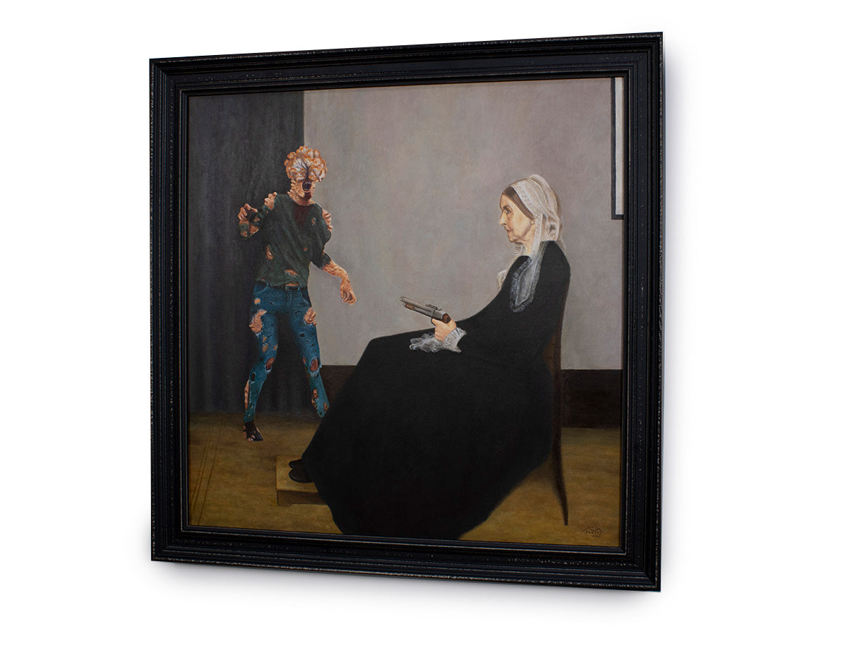 Whistler's Mother: Clicker Hunter Edition