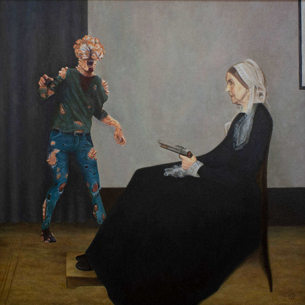 Whistler's Mother: Clicker Hunter Edition