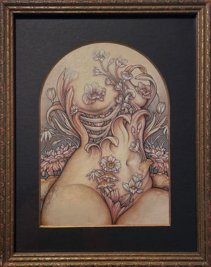 Floral Bones with Tulip Wings