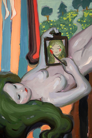 Self-Portrait in a Landscape
