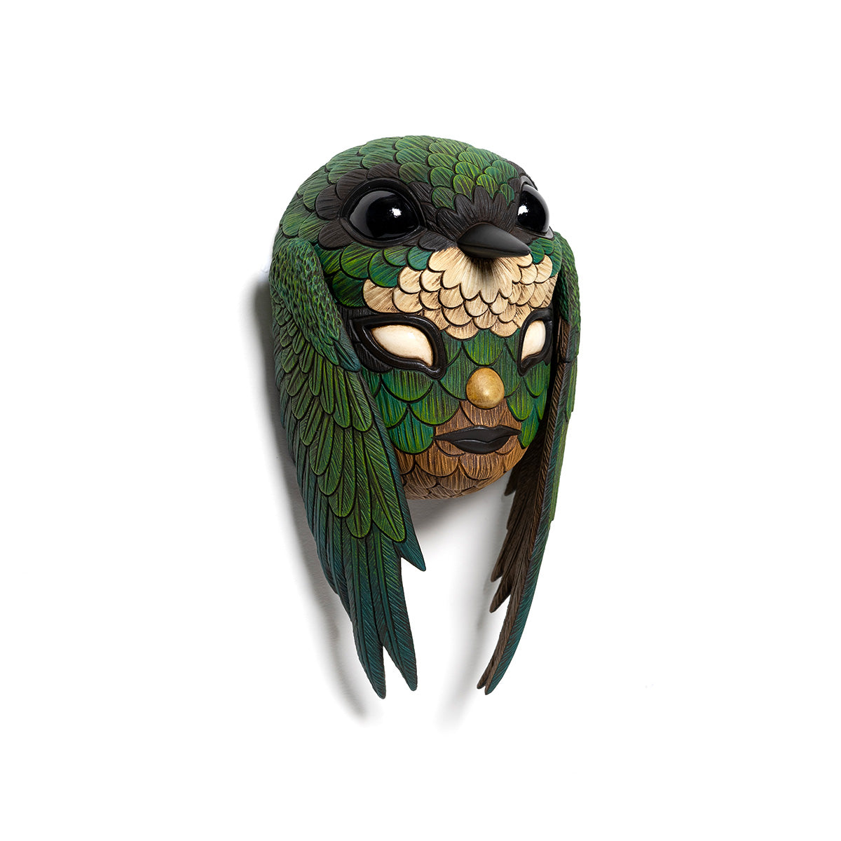 Blend In Mask: Rufous-Tailed Jacamar