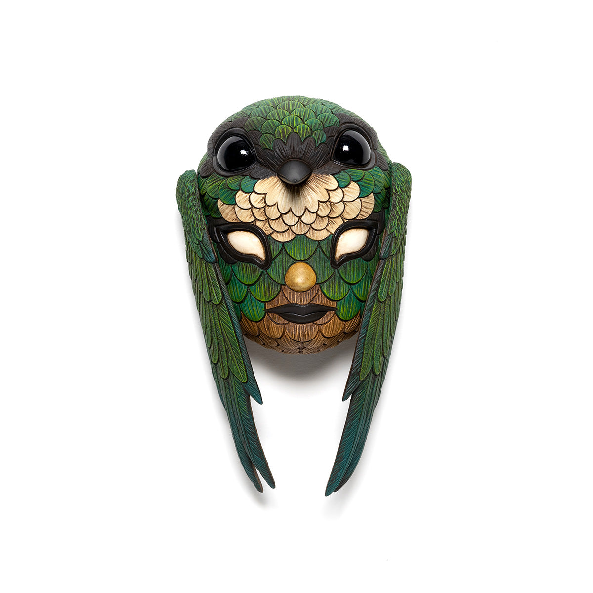 Blend In Mask: Rufous-Tailed Jacamar