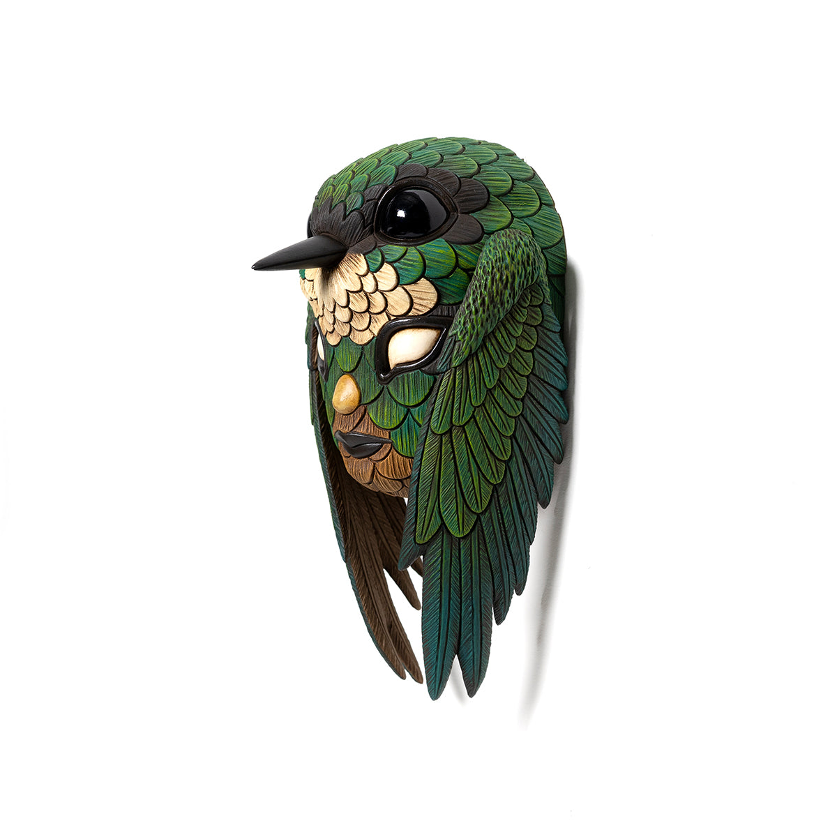 Blend In Mask: Rufous-Tailed Jacamar