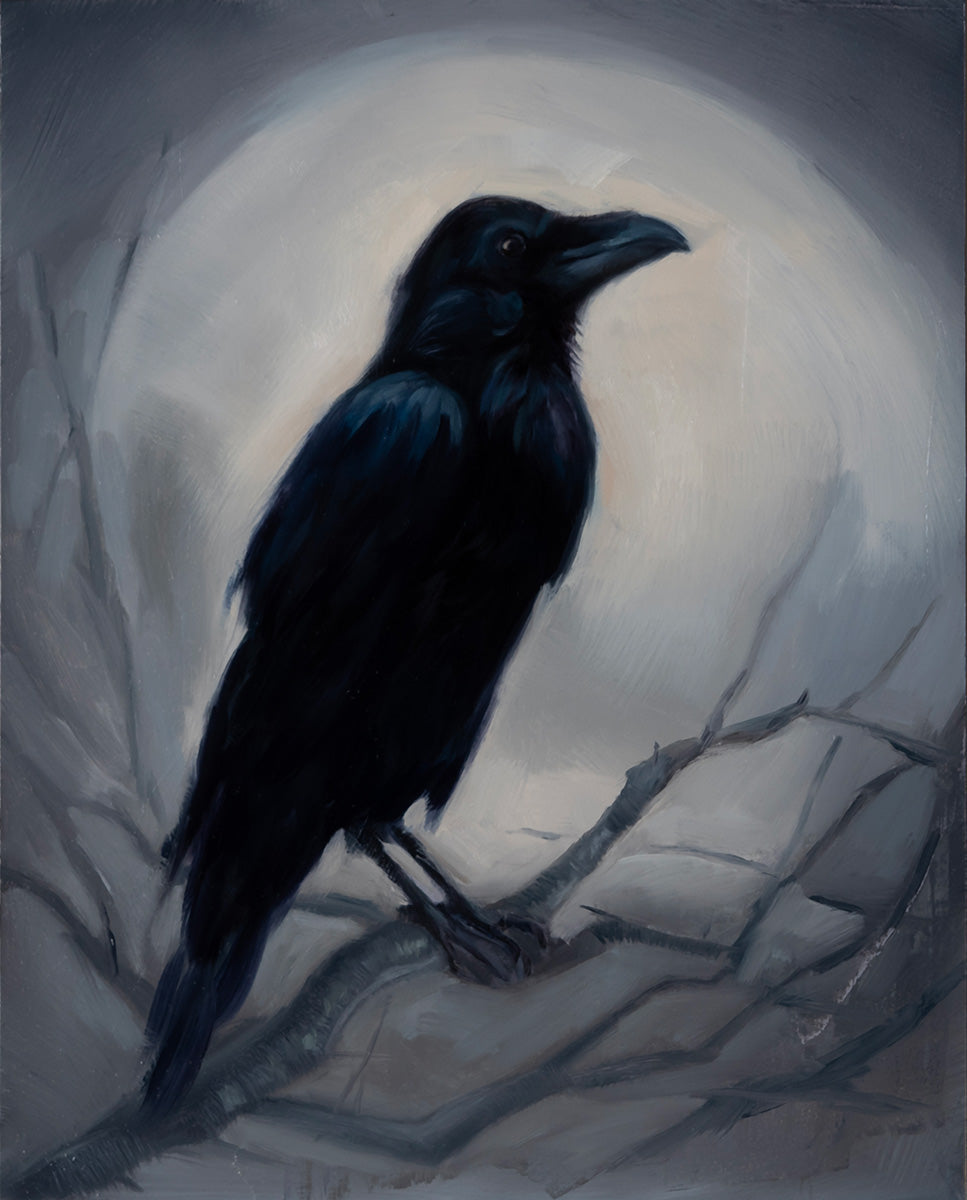 Cro2 Artist Ximena Rendón - Crow - original artwork - Modern Eden Gallery
