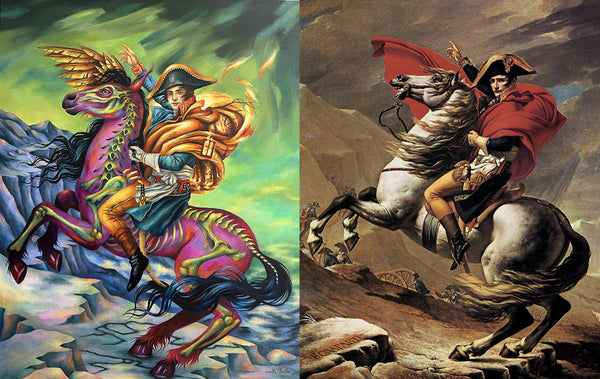 Jennika Bastian - Napoleon Crossing the Alps - original artwork