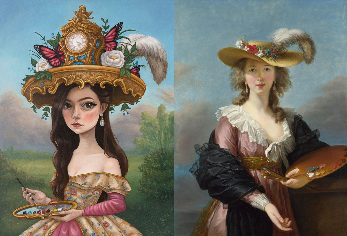 Self-Portrait in an Ornate Hat