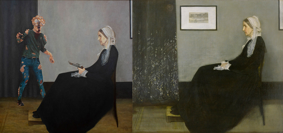 Whistler's Mother: Clicker Hunter Edition