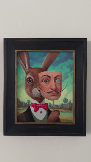 Portrait of Salvador Dalí as a Masked Hare