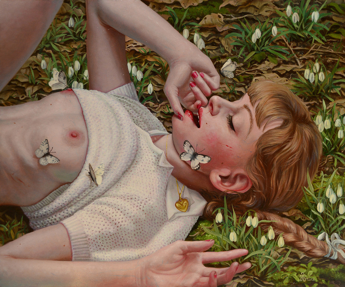 Girl with a Golden Heart Basking in the Sunshine