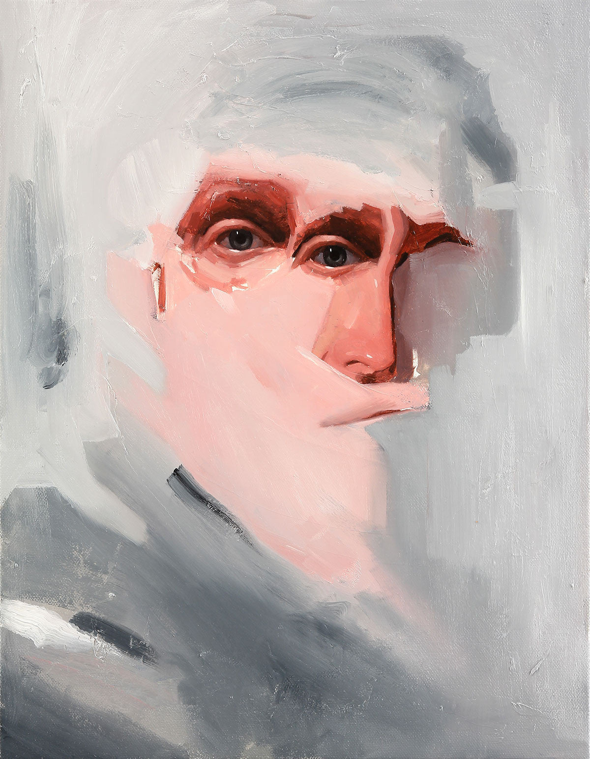 The Lonely Painter Facing Death