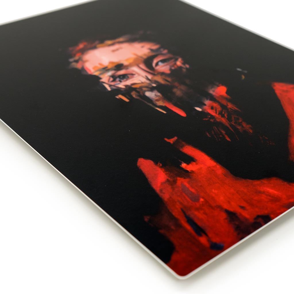 Helmet (Love) Timed-Edition Aluminum Print