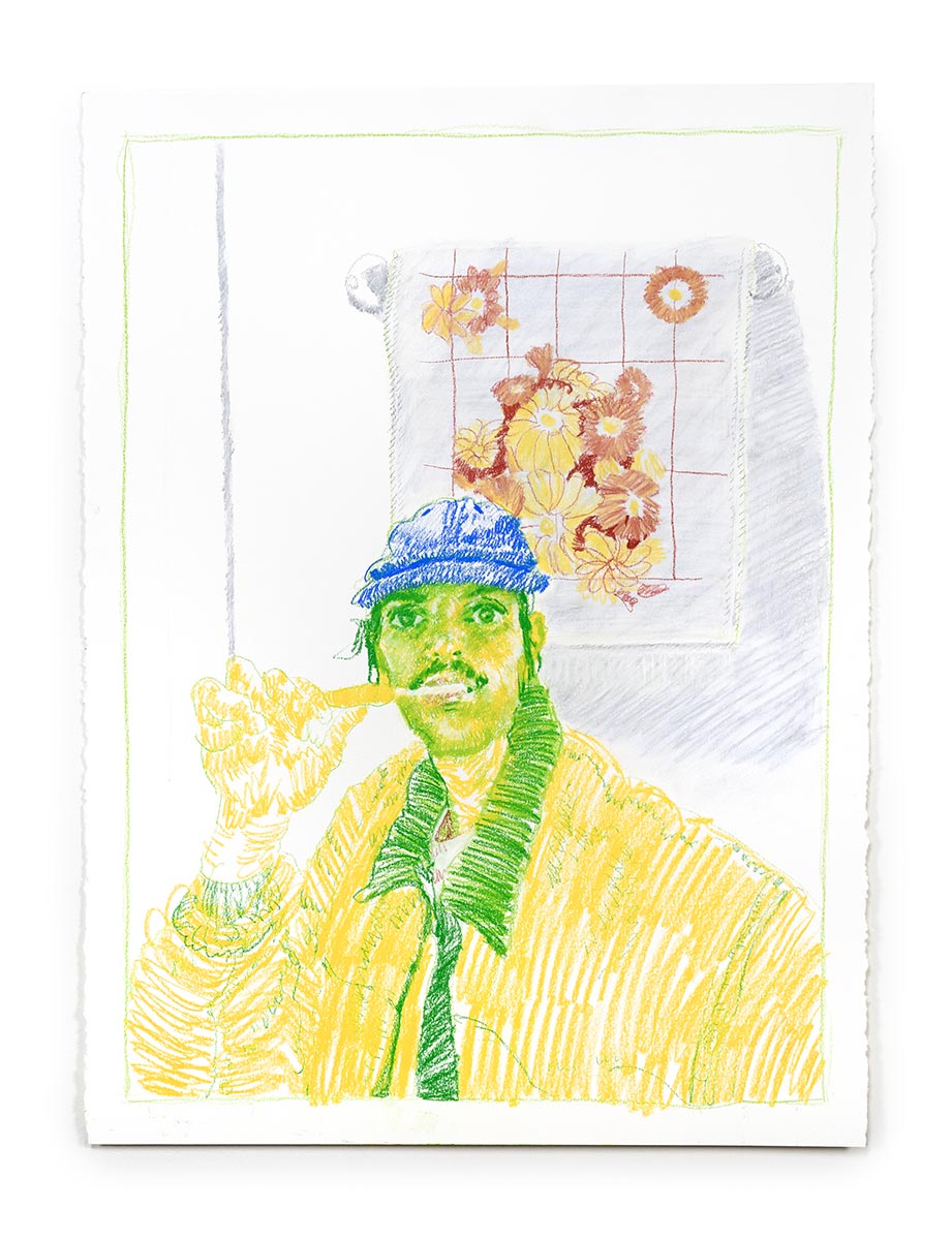 Reflection with Michelle's New Towel