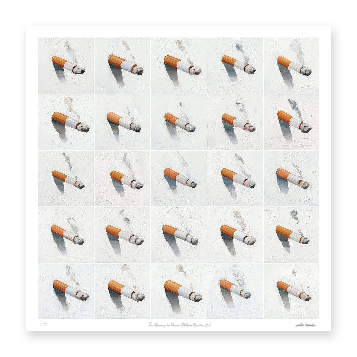 Too Young to Burn (When You're 25) Fine Art Print