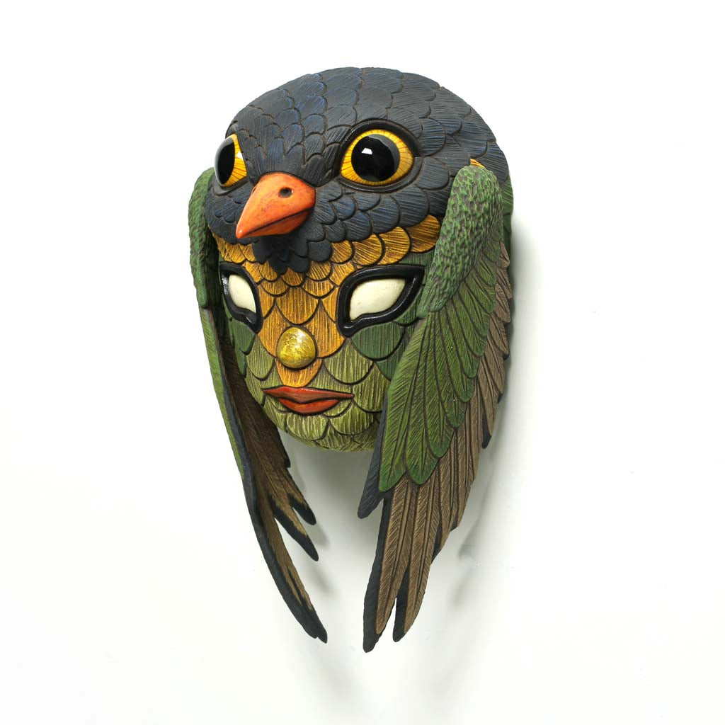 Blend In Mask: Orange Breasted Fruit Eater