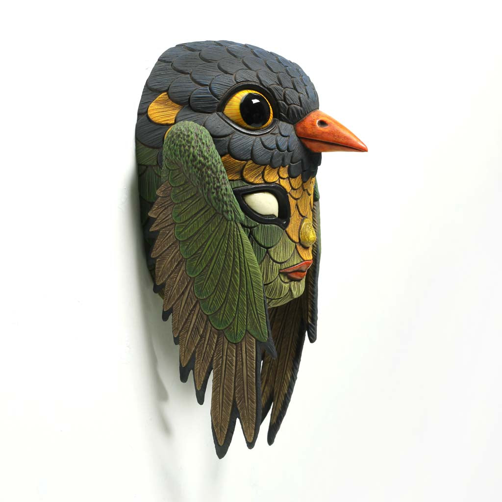 Blend In Mask: Orange Breasted Fruit Eater