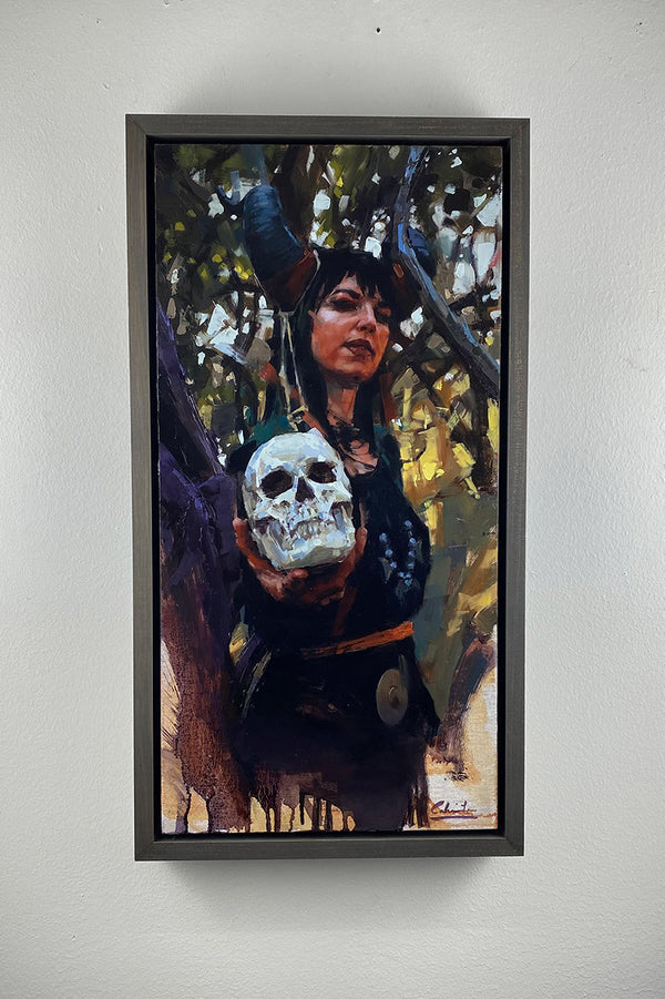 Calvin Lai Just Before Dusk Original Painting Modern Eden Gallery