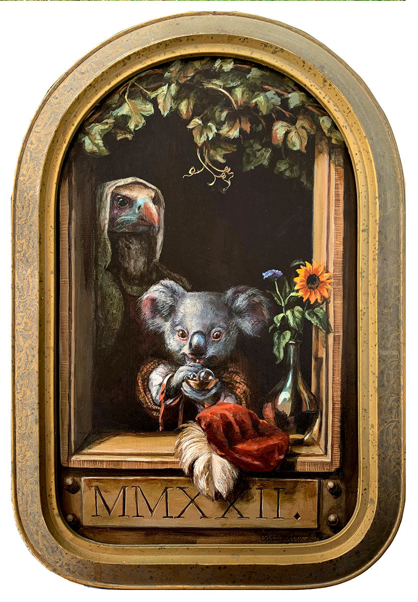 Koala Blowing Bubbles