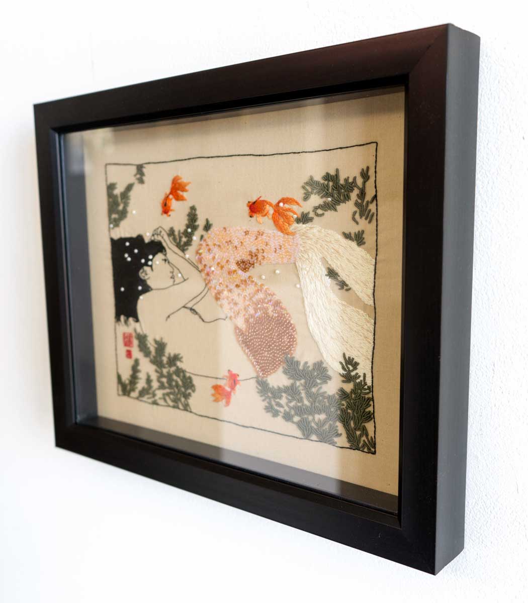 And as she cried, her tears turned to pearls.