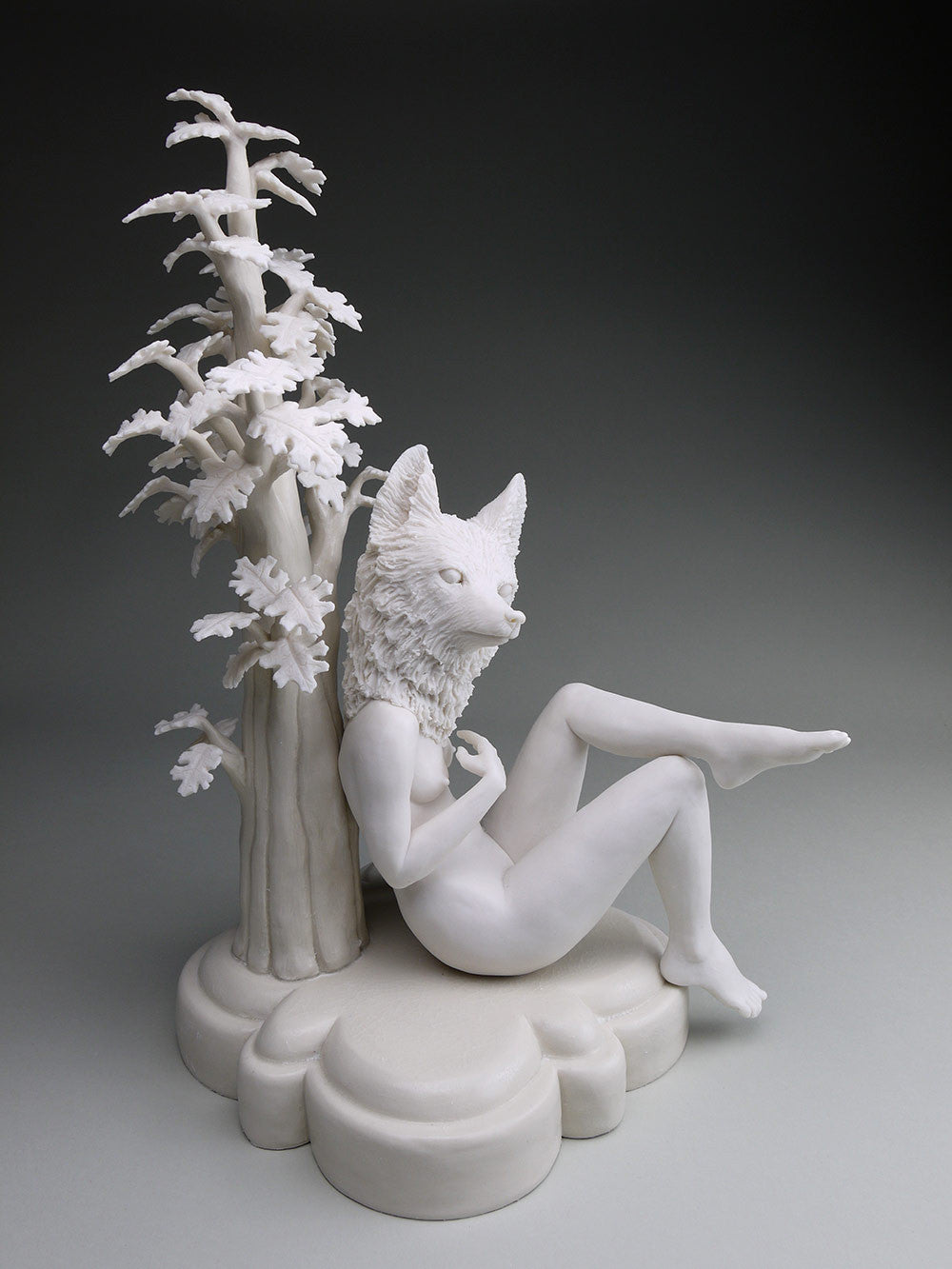 Delicate Dependency: Red Fox and Live Oak