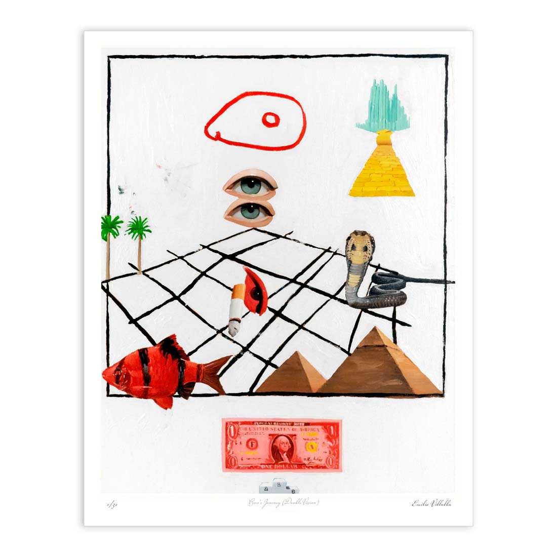 Hero's Journey (Double Vision) Fine Art Print