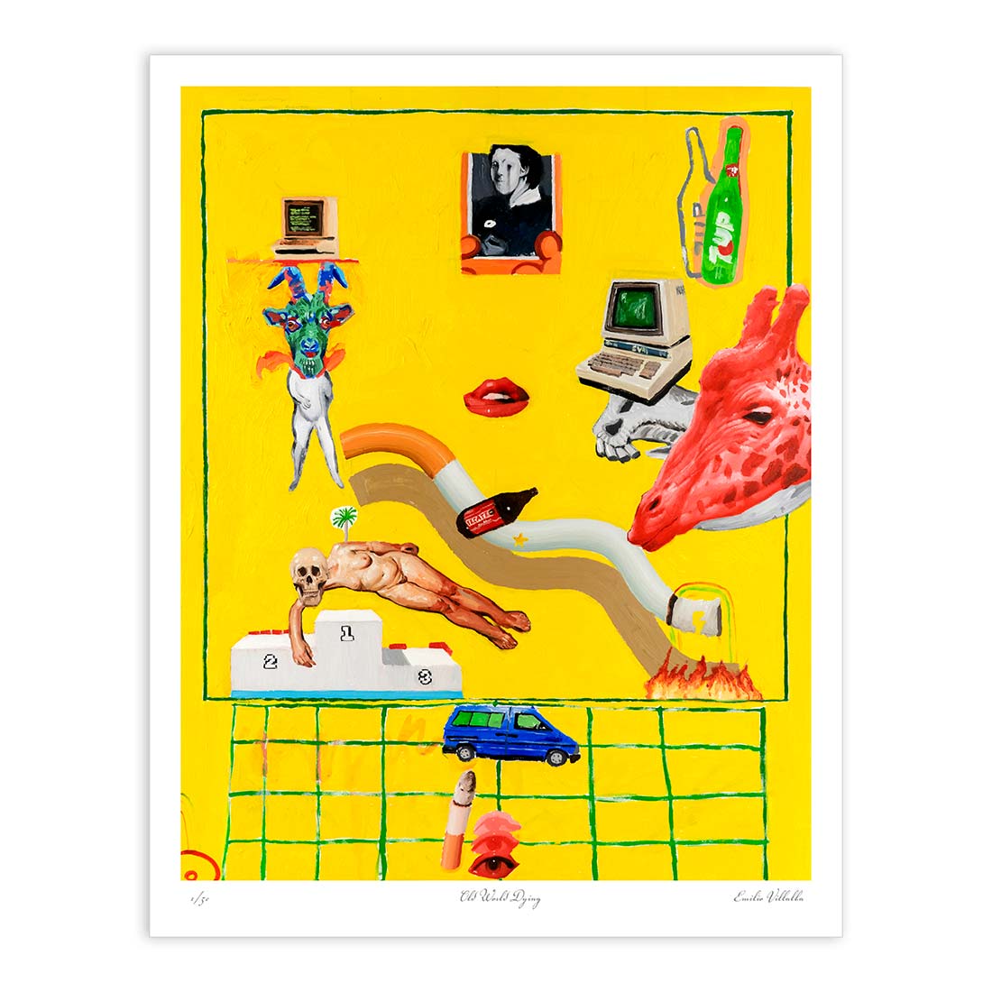 Old World Dying Fine Art Print