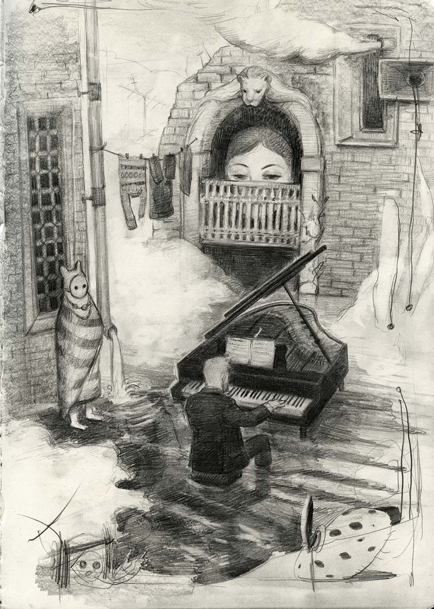 Evening in the Forgotten City (Study)