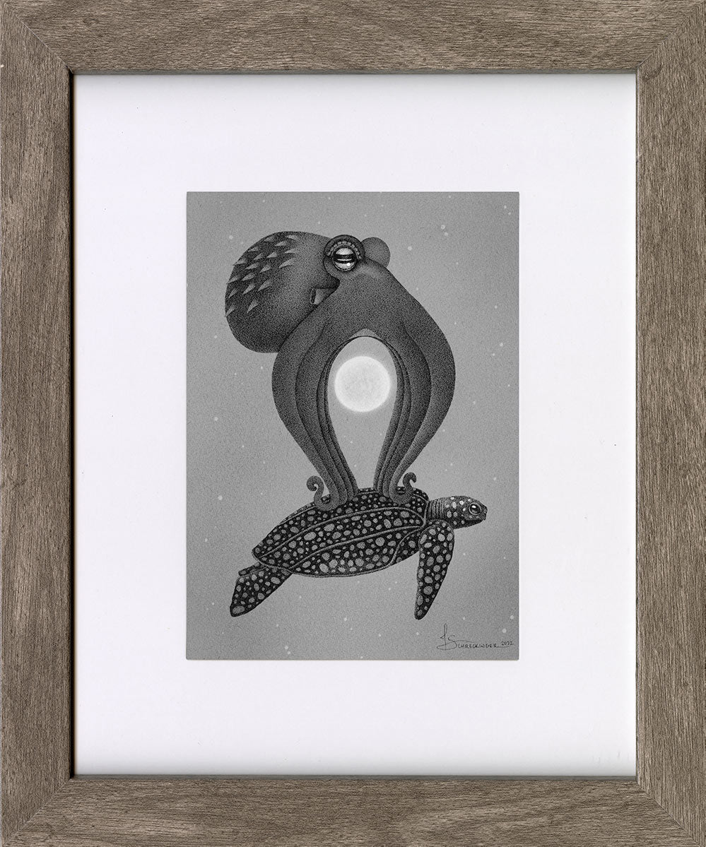 Oscar and Lou the Leatherback Sea Turtle