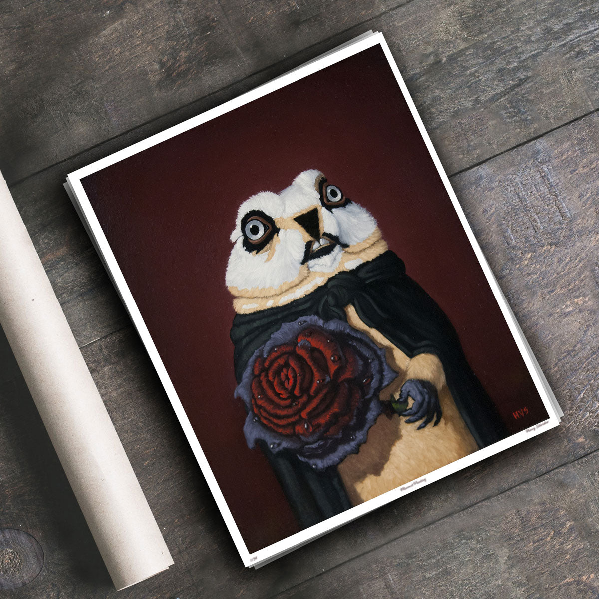 Black as My Soul Fine Art Print