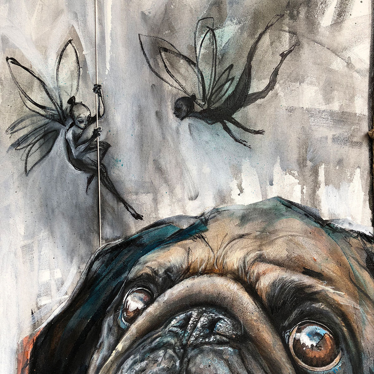 Mr. Pugs knew he wasn’t crazy even if he was the only one who could see these bizarre little creatures.