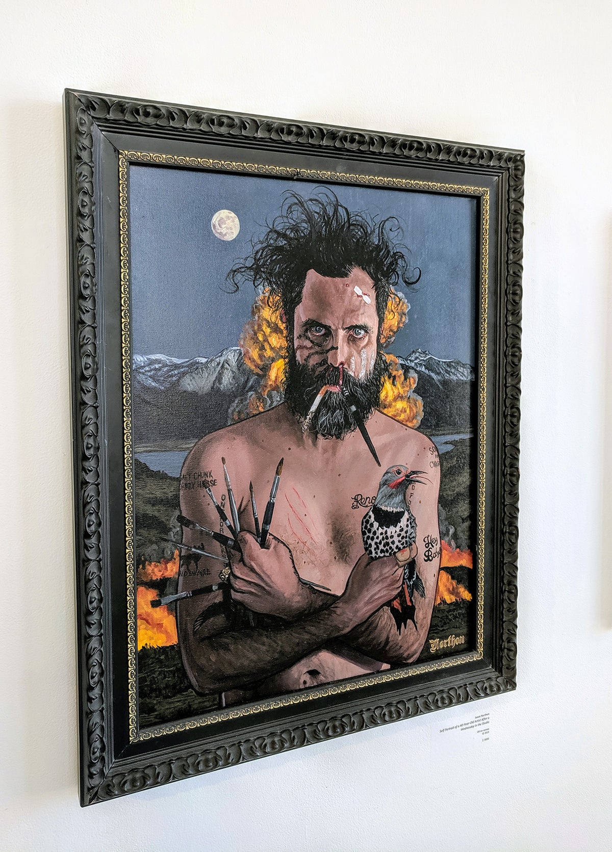 Self Portrait of a 40 Year Old Artist After a Wednesday in the Studio