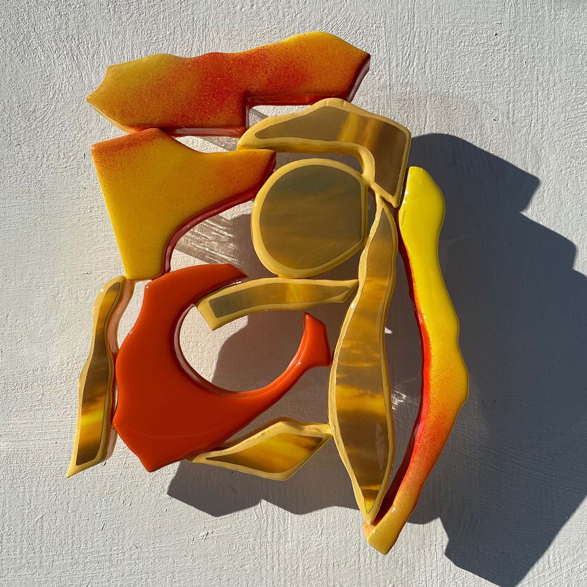 Jay Riggio - Cloud Study (Fire) - original sculpture - Modern Eden Gallery