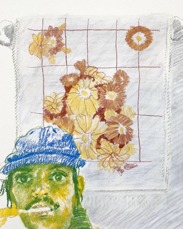 Reflection with Michelle's New Towel